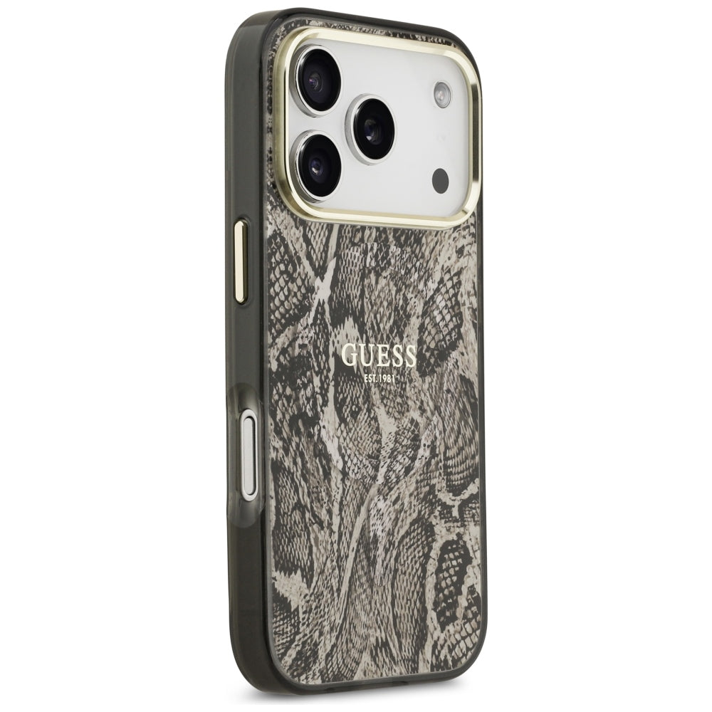 Husa de protectie Guess compatibil cu iPhone 18 Pro / iPhone 17 Pro, Maro