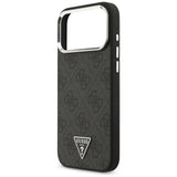 Husa de protectie Guess Hardcase 4G compatibil cu iPhone 18 Pro Max / iPhone 17 Pro Max, Negru