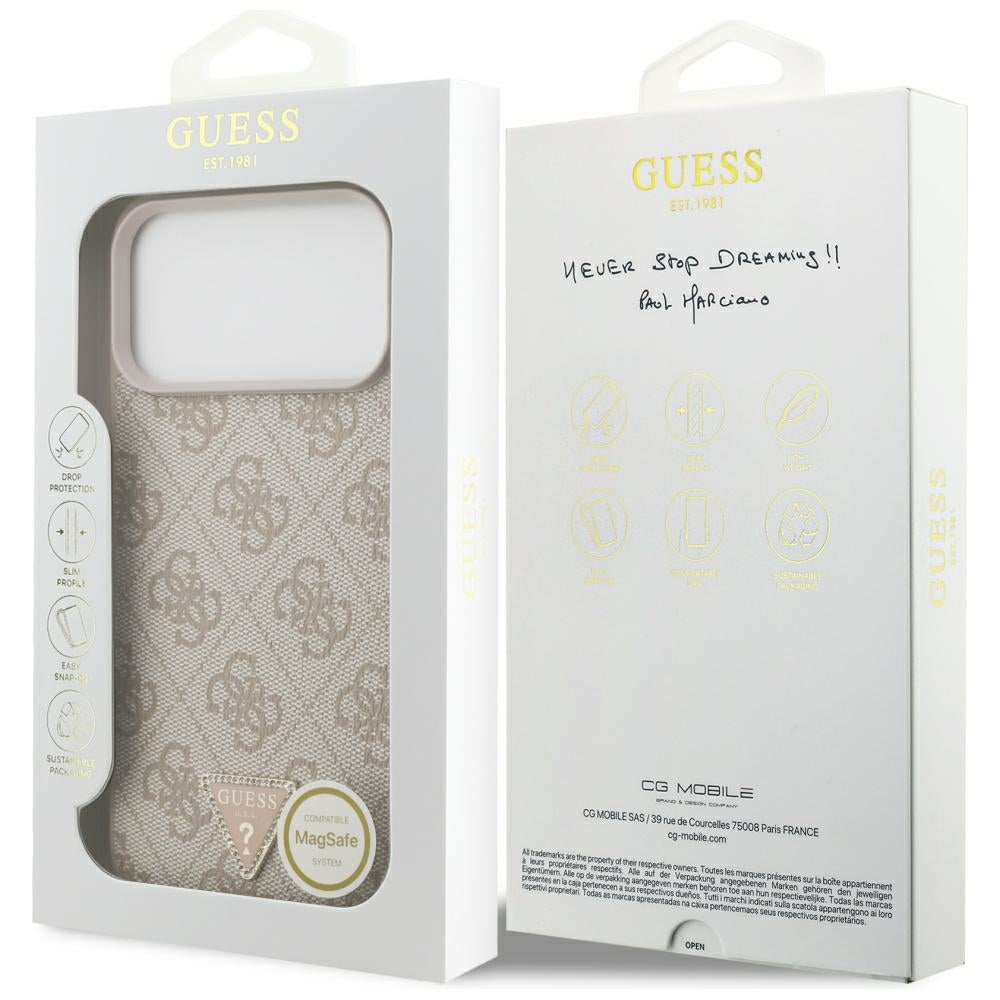 Husa de protectie Guess compatibil cu iPhone 18 Pro Max, Roz