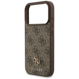 Husa de protectie Guess compatibil cu iPhone 18 Pro / iPhone 17 Pro, Maro
