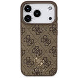 Husa de protectie Guess compatibil cu iPhone 18 Pro / iPhone 17 Pro, Maro