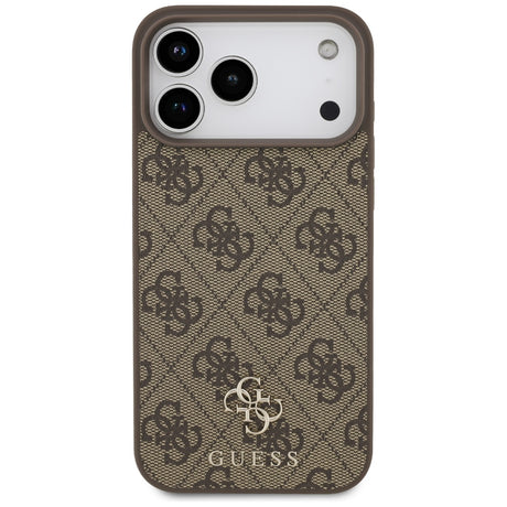 Husa de protectie Guess Hardcase 4G compatibil cu iPhone 18 Pro Max / iPhone 17 Pro Max, Maro