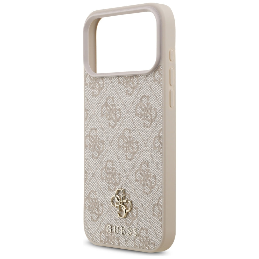 Husa de protectie Guess Hardcase 4G compatibil cu iPhone 18 Pro Max / iPhone 17 Pro Max, Roz