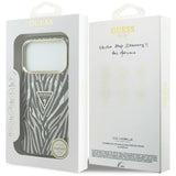 Husa de protectie Guess compatibil cu iPhone 17 Pro Max / iPhone 18 Pro Max, Argintiu