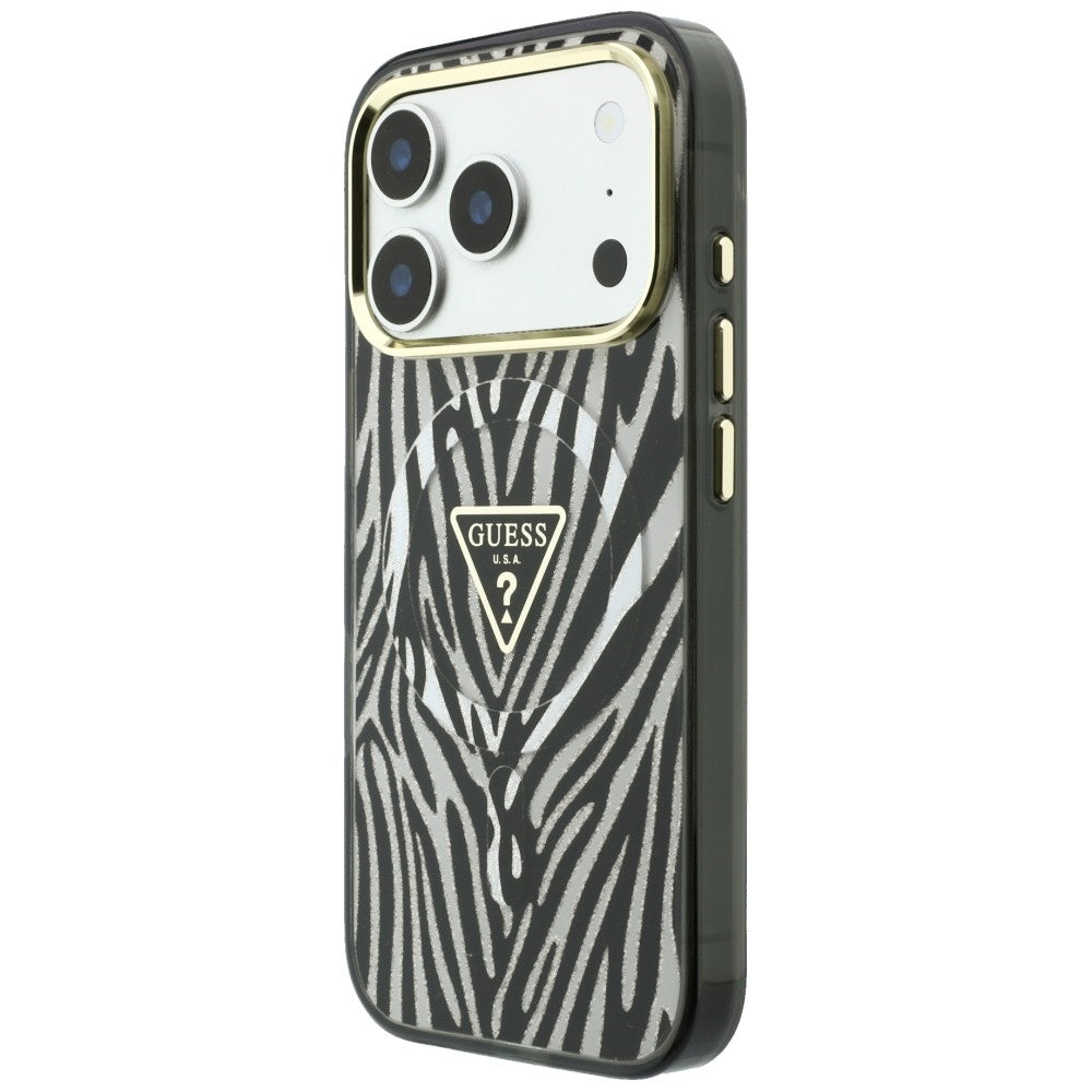 Husa de protectie Guess compatibil cu iPhone 17 Pro Max / iPhone 18 Pro Max, Argintiu