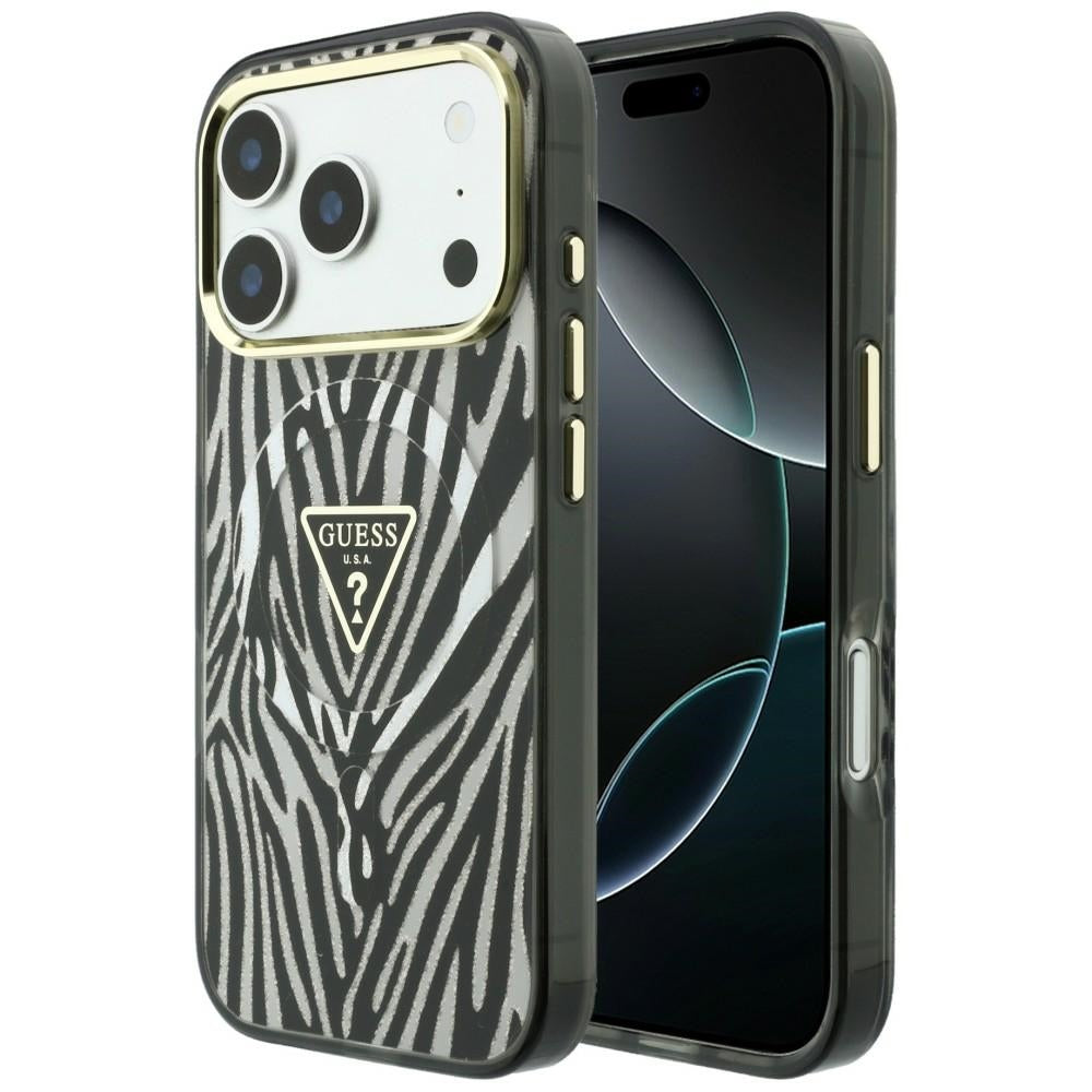 Husa de protectie Guess compatibil cu iPhone 17 Pro Max / iPhone 18 Pro Max, Argintiu