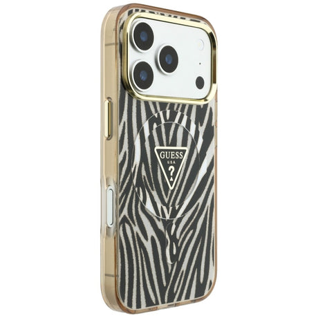 Husa de protectie Guess compatibil cu iPhone 17 Pro Max / iPhone 18 Pro Max, Auriu