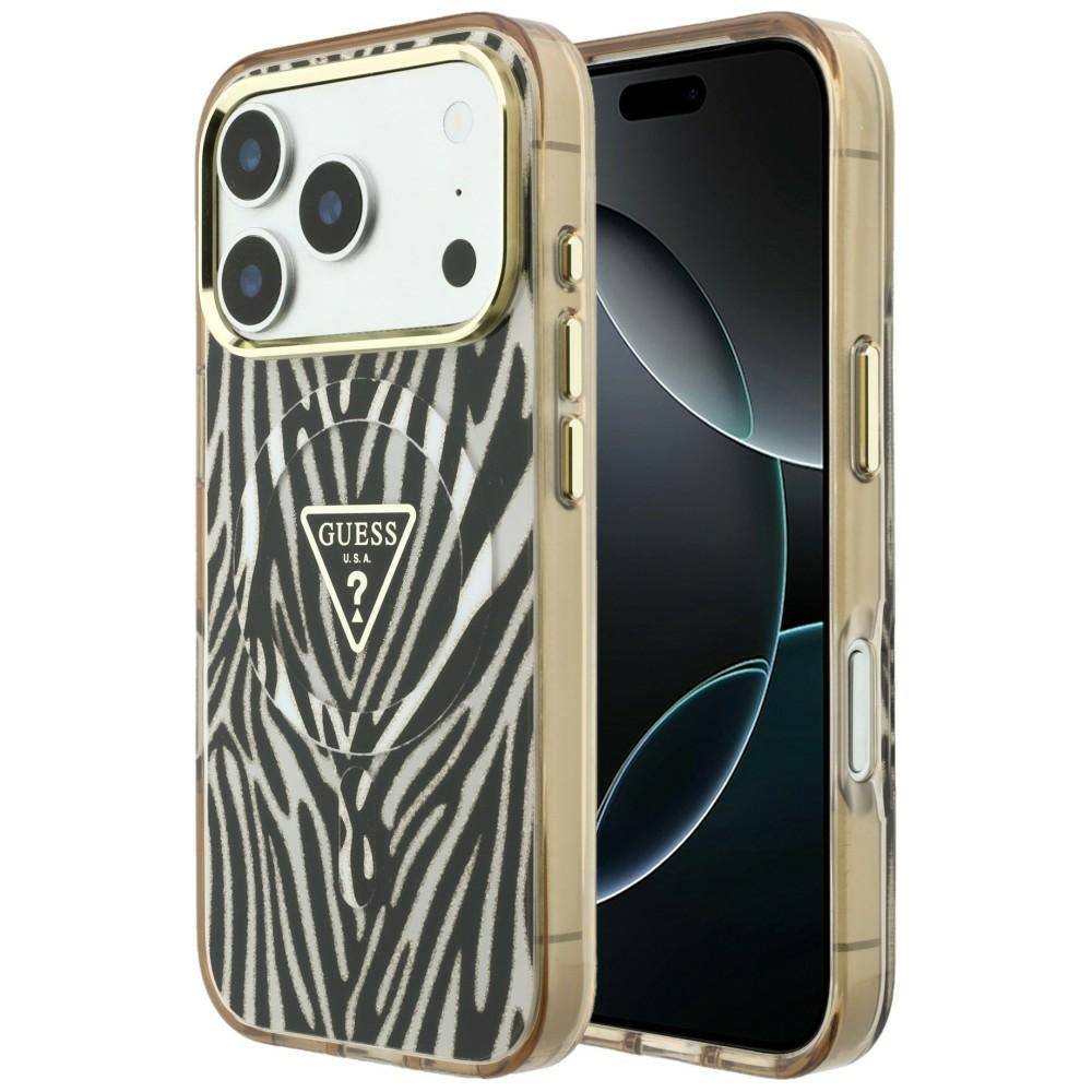 Husa de protectie Guess compatibil cu iPhone 17 Pro Max / iPhone 18 Pro Max, Auriu