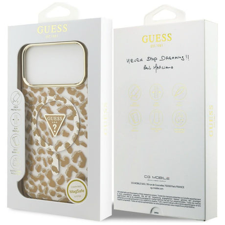 Husa de protectie Guess compatibil cu iPhone 18 Pro / iPhone 17 Pro, Maro