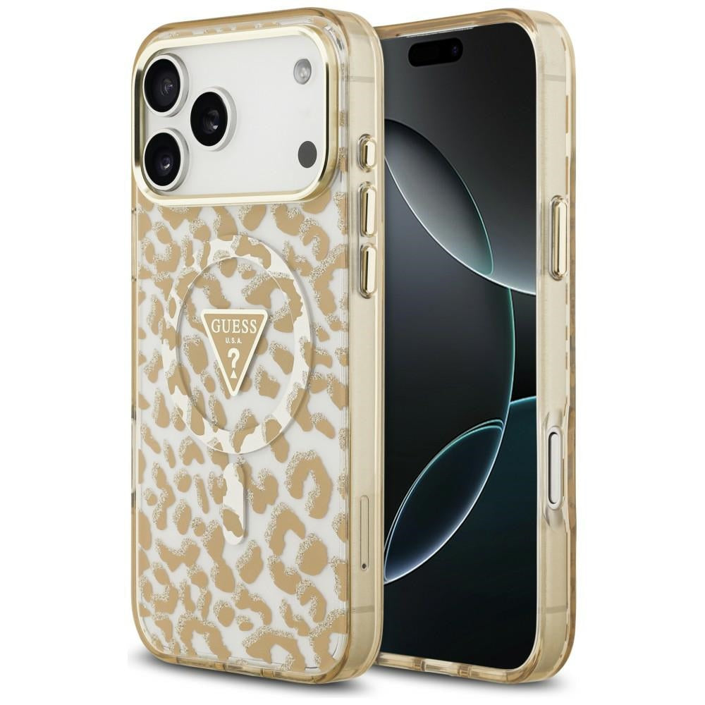 Husa de protectie Guess compatibil cu iPhone 18 Pro / iPhone 17 Pro, Maro