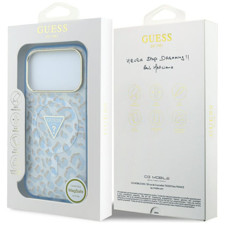 Husa de protectie Guess compatibil cu iPhone 17 Pro Max / iPhone 18 Pro Max, Albastru