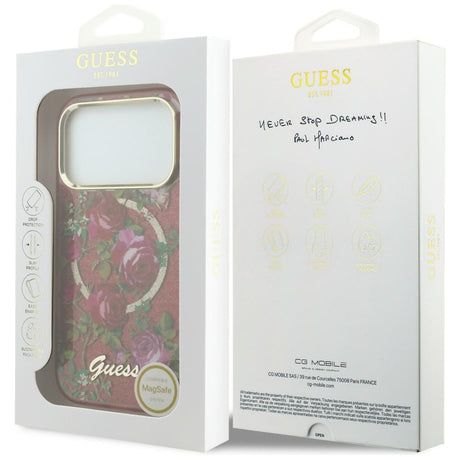 Husa de protectie Guess compatibil cu iPhone 17 Pro Max / iPhone 18 Pro Max, Bordo