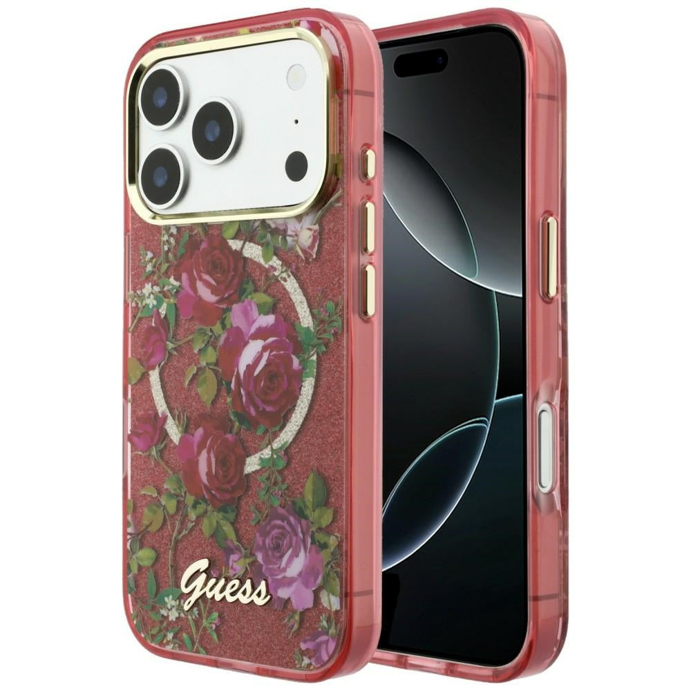 Husa de protectie Guess compatibil cu iPhone 17 Pro Max / iPhone 18 Pro Max, Bordo