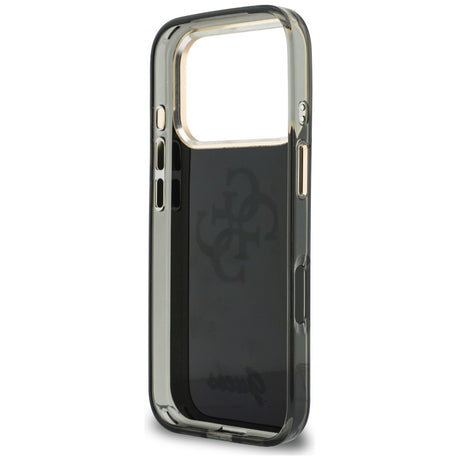Husa de protectie Guess IML 4G Metal Script compatibil cu iPhone 18 Pro Max / iPhone 17 Pro Max, Negru