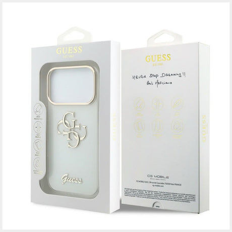 Husa de protectie Guess compatibil cu iPhone 18 Pro, Alb