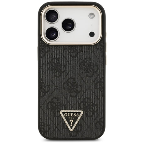 Husa de protectie Guess Hardcase 4G compatibil cu iPhone 18 Pro / iPhone 17 Pro, Negru