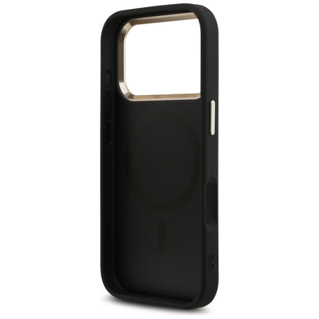Husa de protectie Guess Hardcase 4G compatibil cu iPhone 18 Pro / iPhone 17 Pro, Negru