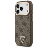Husa de protectie Guess Hardcase 4G compatibil cu iPhone 18 Pro Max / iPhone 17 Pro Max, Maro