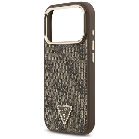 Husa de protectie Guess Hardcase 4G compatibil cu iPhone 18 Pro Max / iPhone 17 Pro Max, Maro