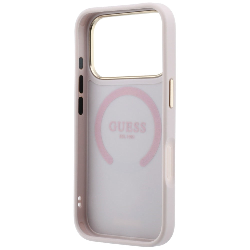 Husa de protectie Guess compatibil cu iPhone 18 Pro / iPhone 17 Pro, Roz