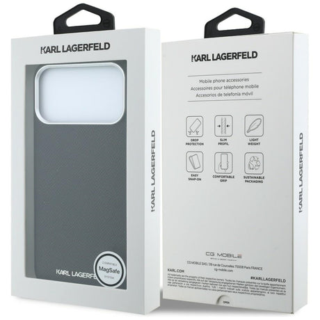 Husa de protectie Karl Lagerfeld compatibil cu iPhone 18 Pro / iPhone 17 Pro, Negru