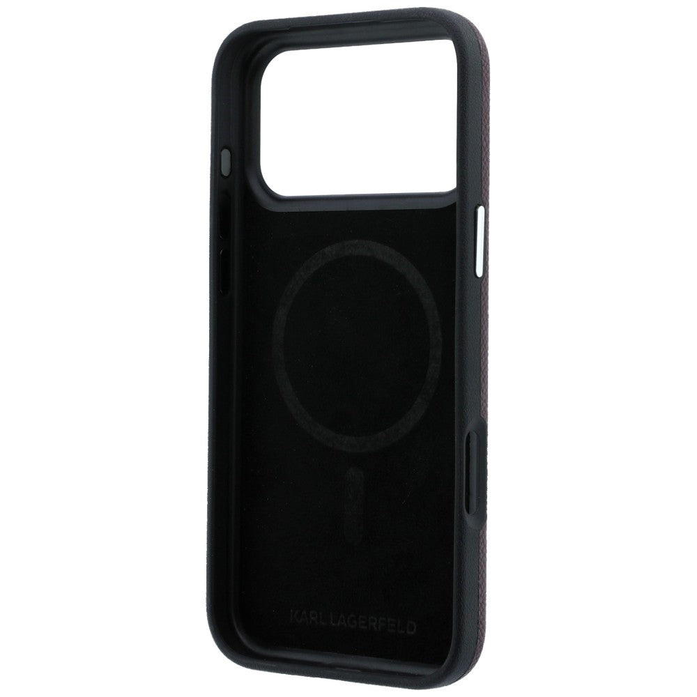 Husa de protectie Karl Lagerfeld compatibil cu iPhone 18 Pro Max / iPhone 17 Pro Max, Bordo