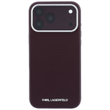 Husa de protectie Karl Lagerfeld compatibil cu iPhone 18 Pro Max / iPhone 17 Pro Max, Bordo