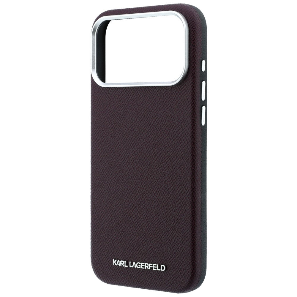 Husa de protectie Karl Lagerfeld compatibil cu iPhone 18 Pro Max / iPhone 17 Pro Max, Bordo