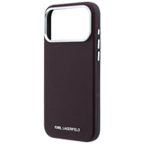 Husa de protectie Karl Lagerfeld compatibil cu iPhone 18 Pro Max / iPhone 17 Pro Max, Bordo