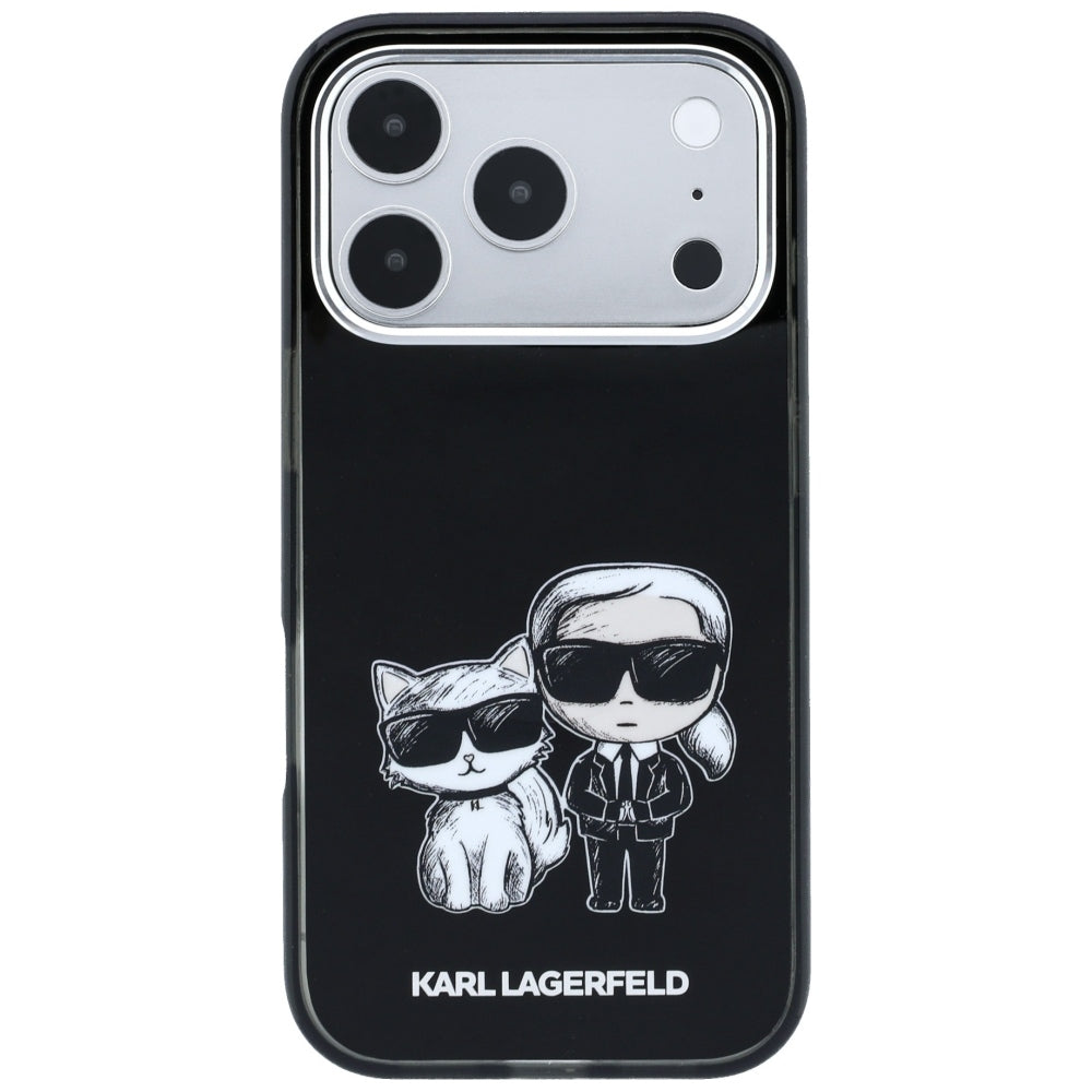 Husa de protectie Karl Lagerfeld compatibil cu iPhone 18 Pro Max / iPhone 17 Pro Max, Negru