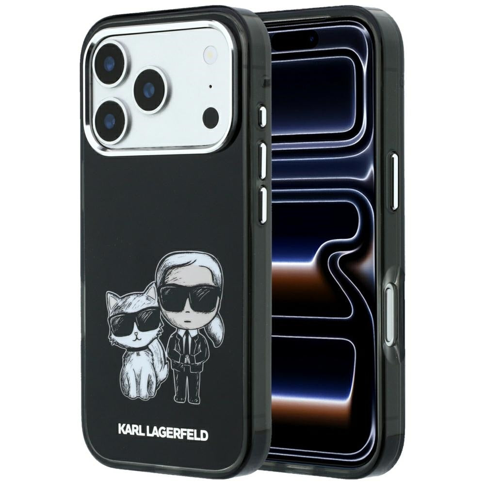 Husa de protectie Karl Lagerfeld compatibil cu iPhone 18 Pro Max / iPhone 17 Pro Max, Negru