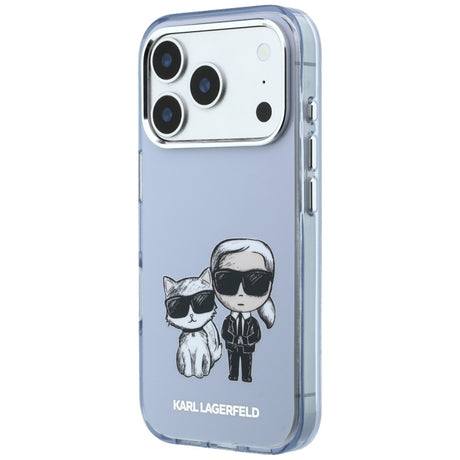 Husa de protectie Karl Lagerfeld compatibil cu iPhone 18 Pro Max / iPhone 17 Pro Max, Albastru