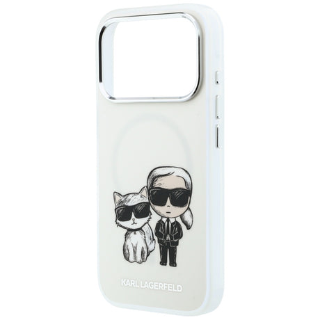 Husa de protectie Karl Lagerfeld compatibil cu iPhone 17 Pro Max / iPhone 18 Pro Max, Bej