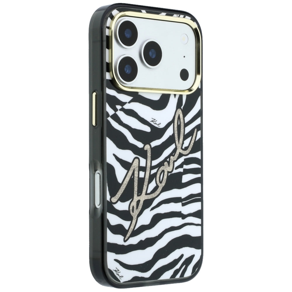 Husa de protectie Karl Lagerfeld compatibil cu iPhone 17 Pro Max / iPhone 18 Pro Max, Negru