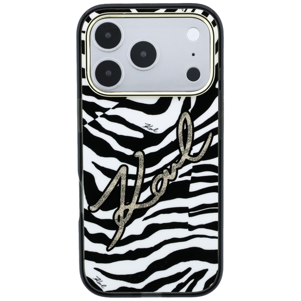 Husa de protectie Karl Lagerfeld compatibil cu iPhone 17 Pro Max / iPhone 18 Pro Max, Negru
