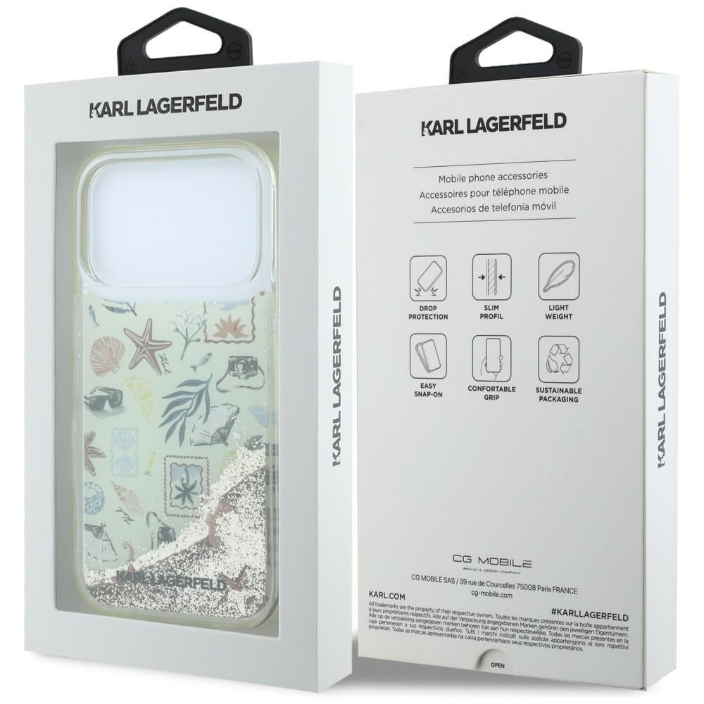 Husa de protectie Karl Lagerfeld compatibil cu iPhone 17 Pro / iPhone 18 Pro, Bej