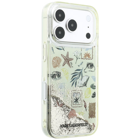 Husa de protectie Karl Lagerfeld compatibil cu iPhone 17 Pro Max / iPhone 18 Pro Max, Bej
