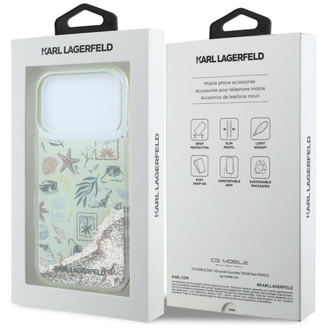 Husa de protectie Karl Lagerfeld compatibil cu iPhone 17 Pro Max / iPhone 18 Pro Max, Bej