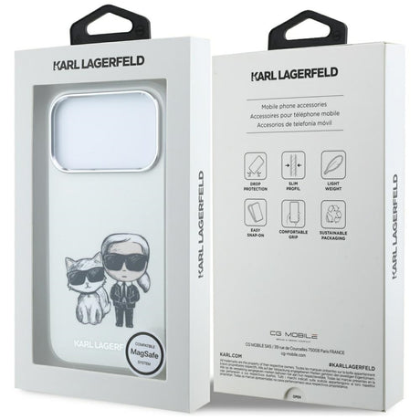 Husa de protectie Karl Lagerfeld compatibil cu iPhone 18 Pro / iPhone 17 Pro, Bej