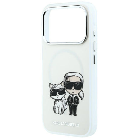 Husa de protectie Karl Lagerfeld compatibil cu iPhone 17 Pro Max / iPhone 18 Pro Max, Alb