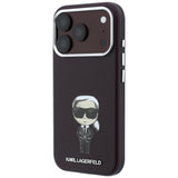 Husa de protectie Karl Lagerfeld compatibil cu iPhone 17 Pro Max / iPhone 18 Pro Max, Bordo