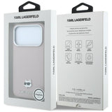 Husa de protectie Karl Lagerfeld compatibil cu iPhone 18 Pro / iPhone 17 Pro, Roz