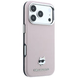 Husa de protectie Karl Lagerfeld compatibil cu iPhone 18 Pro / iPhone 17 Pro, Roz