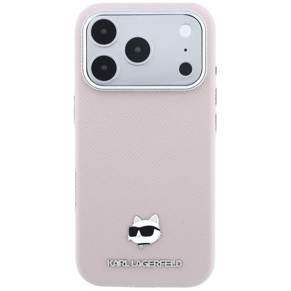 Husa de protectie Karl Lagerfeld compatibil cu iPhone 18 Pro / iPhone 17 Pro, Roz