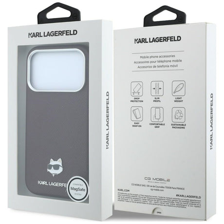 Husa de protectie Karl Lagerfeld compatibil cu iPhone 18 Pro / iPhone 17 Pro, Bordo