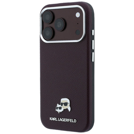 Husa de protectie Karl Lagerfeld compatibil cu iPhone 18 Pro / iPhone 17 Pro, Bordo