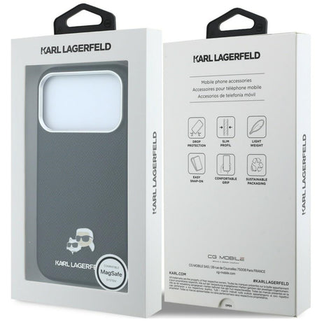 Husa de protectie Karl Lagerfeld compatibil cu iPhone 18 Pro Max / iPhone 17 Pro Max, Negru