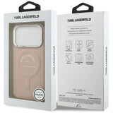 Husa de protectie Karl Lagerfeld compatibil cu iPhone 18 Pro Max / iPhone 17 Pro Max, Roz