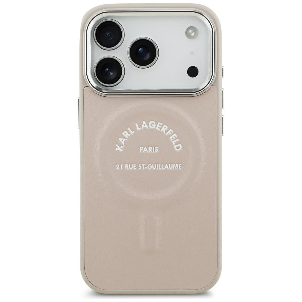 Husa de protectie Karl Lagerfeld compatibil cu iPhone 18 Pro Max / iPhone 17 Pro Max, Roz