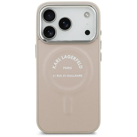 Husa de protectie Karl Lagerfeld compatibil cu iPhone 18 Pro Max / iPhone 17 Pro Max, Roz